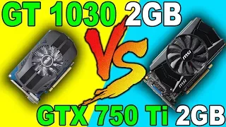 NVIDIA GT 1030 vs GTX 750 Ti  |Pentium G4560| |Comparison|