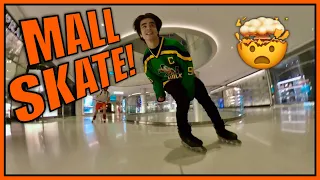 SKATING INSIDE Beverly Center Mall Ft. Alexei Morita