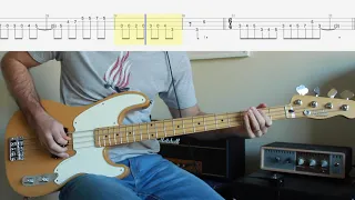 Deep Purple - Lay Down Stay Down (Cal Jam) bass lesson