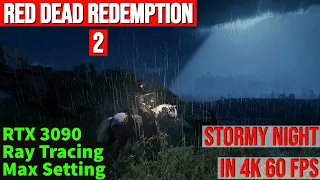 Night in Red Dead Redemption 2 - Beauty of RDR2 - RTX 3090 Ultra Settings 4k 60FPS