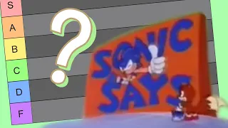 Ranking Every Episode of "Sonic Sez"