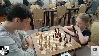 P. Nosikov (1663) vs Z. Bulatova (1315). Chess Fight Night. CFN. Blitz