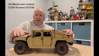 CaDA C61036 Humvee Review by Alt-Blocks Ronald C Schoedel III