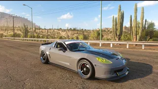 C6 Corvette Drift car Turned into Drag Car POV Drive(crazy fast)|Forza Horizon 5|