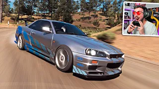 TUNEANDO EL NISSAN SKYLINE GTR R34 en FORZA HORIZON 5 😍