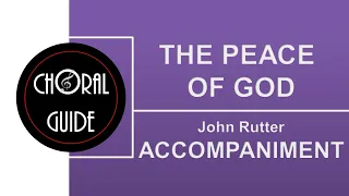 The Peace of God - ACCOMPANIMENT | J Rutter