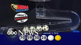 Lucky winner in one of the largest jackpots in lottery history