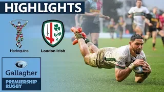 Harlequins v London Irish - HIGHLIGHTS | Double for Curtis Rona at the Stoop | Gallagher Premiership