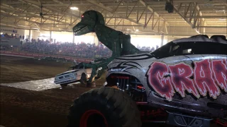 Car Eating Dinosaur - The Carpetbagger Does Monster Trucks