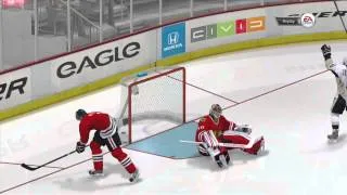 Crazy Deflection Goal By Jonathan Huberdeau (NHL 14 Demo)