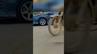 Car stuck burnout