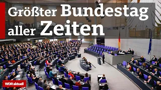 Erste Sitzung mit Platzmangel: Deutscher Bundestag nimmt Arbeit auf | WDR aktuell