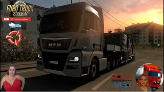 Euro Truck Simulator 2 (1.38) Wirtgen Heavy Delivery to Luhans'k Ukraine Roextended + DLC's & Mods