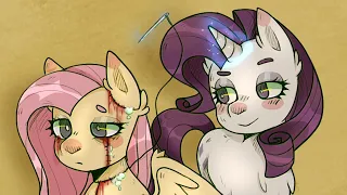 [GORE] you are a new fluttershy - MLP Speedpaint