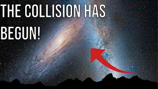 The COLLISION between Andromeda and the Milky Way has already begun!