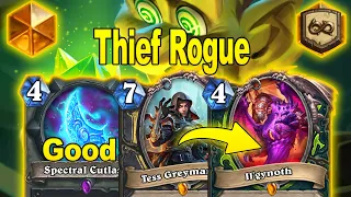 My Most CRAZY Overpowered Combo With Cutlass Thief Rogue! Showdown in the Badlands | Hearthstone