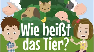 Children's song Animals & Animal Sounds - What's the name of the animal? - BlauBlau Kinderlieder