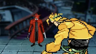 Alucard vs Dio Brando! Sprite Animation | (Hellsing vs JoJo's Bizarre Adventure)