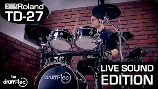 Roland TD-27 Live Sound Edition: Free custom kits upgrade by drum-tec
