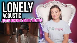 Vocal Coach Reacts to Lonely Acoustic  – Justin Bieber & Benny Blanco