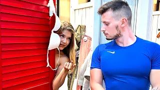 SHOWED the GUY own shapes in locker room😈 shock reaction/FITNESS TONYA SAMKA @Babycoma13 prank