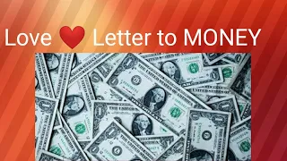 #love letter to Money #My Success Story on Money #positivity #youtube #money  #
