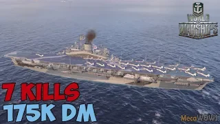 World of WarShips | Audacious | 7 KILLS | 175K Damage - Replay Gameplay 4K 60 fps