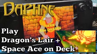 Steam Deck: Play Dragon's Lair and Space Ace with DAPHNE via EmuDeck