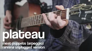 Plateau (guitar arpeggio - Nirvana / Meat Puppets Unplugged)