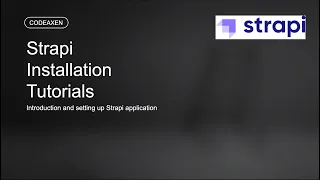 How to install and setup Strapi v4 headless CMS Tutorials