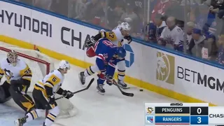 Sidney Crosby Holding Penalty Against Chris Kreider