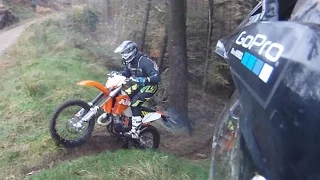 KTM 125 EXC & 250 EXCF In the woods