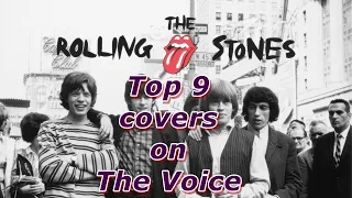 The Rolling Stones - Top 9 covers on The Voice