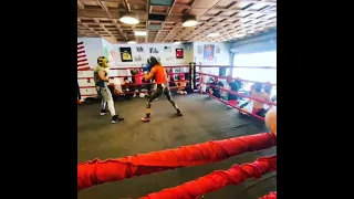 HASANI MWAKINYO VS VENABIDEZ GYM SPARING HUKO NCHINI MAREKANI