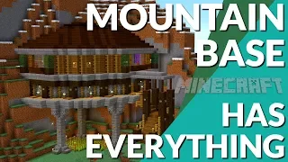 Minecraft: How to Make a Mountain House in Minecraft | Minecraft Base Tutorial (Avomance 2019)