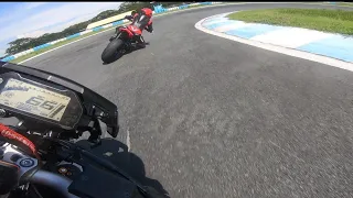 Yamaha MT-10 vs ducati streetfighter v4s on track -Clark International Speedway （一）