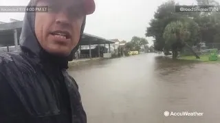 Hurricane Hermine: Reed Timmer knee deep in Florida floodwater