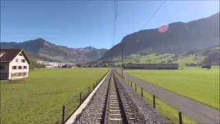 Hin und weg - Auf der Reise von Luzern nach Engelberg.