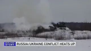 Tension between Russia and Ukraine continues to rise as concerns of war grow