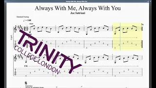 Always With Me, Always With You Trinity Grade 8 Guitar