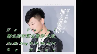 No Vocal - Na Me Teng Ni Na Me Ai Ni - Da Huan 那么疼你那么爱你 - 大欢