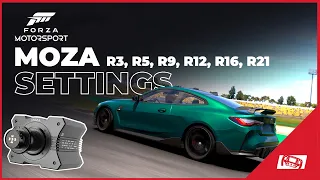Forza Motorsport: BEST MOZA Racing Wheel Settings!