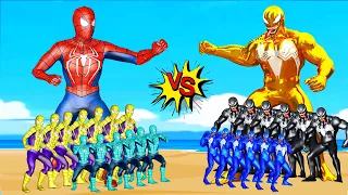 Team 3 Spider-Man VS Team VENOM GOLDEN | Marvel's Spider-Man 2