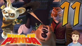 Kung Fu Panda The Video Game Walkthrough - PART 11 - Furious Five Vs Tai Lung + Big Head Shifu!