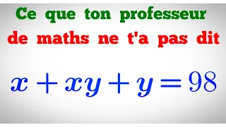 Comment résoudre l'équation dans N ?