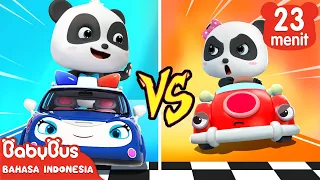 Balapan Mobil Mainan | Lagu Mobil Mainan | Mobil Polisi | Lagu Anak-anak | BabyBus Bahasa Indonesia