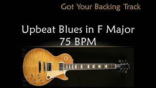 Backing Track - Upbeat Blues in F Major