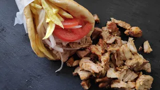 Σπιτικός γύρος χοιρινός.Δεν θα ξαναπαραγγείλετε απ'έξω (Greek homemade pork gyros)by foodpistol