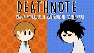 Deathnote, aber wirklich, wirklich schnell! (German Fandub)