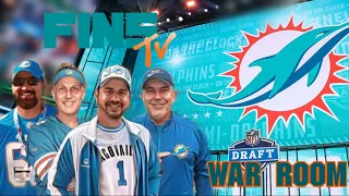 Fins TV War Room: Miami Dolphins 2024 NFL Draft Room Simulation